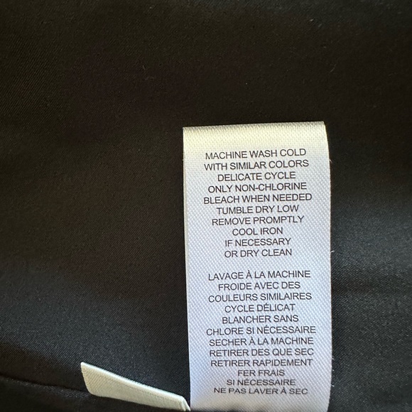 T TAHARI Black Faux Leather Jacket - Picture 7 of 10